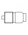 Connection thread for welding to siphons with welding end similar DIN 16 282 (G ½ B and M 20x1.5) connection with right-hand thread accessories for pressure measuring instruments by ARMANO