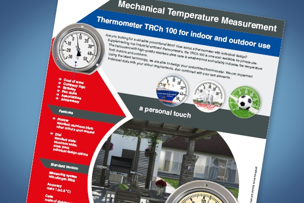 Product leaflet Ambient thermometer